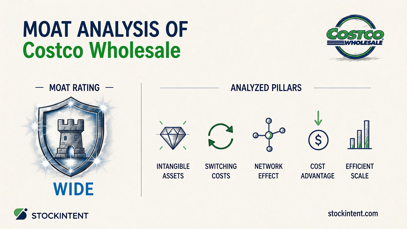 Costco Wholesale Economic Moat Analysis: Rating, Trend & Competitive Advantages