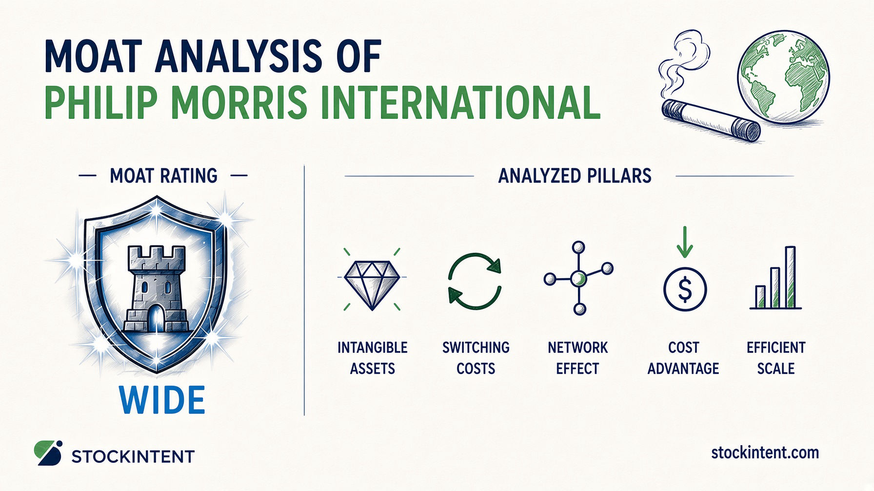 Philip Morris International Economic Moat Analysis: Rating, Trend & Competitive Advantages