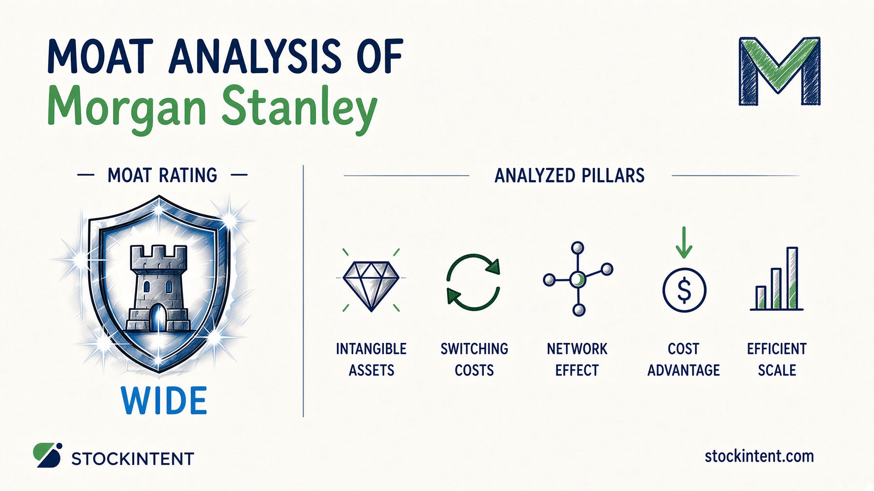 Morgan Stanley Economic Moat Analysis: Rating, Trend & Competitive Advantages