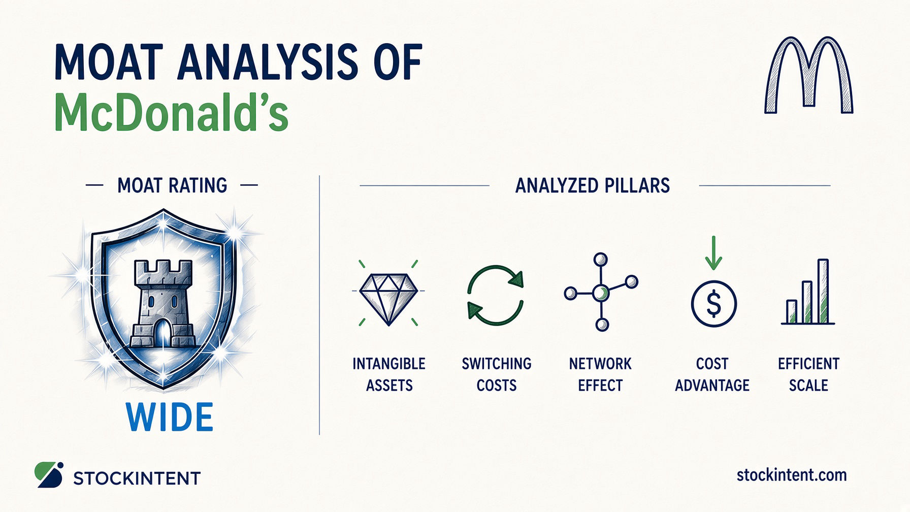 McDonald's Economic Moat Analysis: Rating, Trend & Competitive Advantages