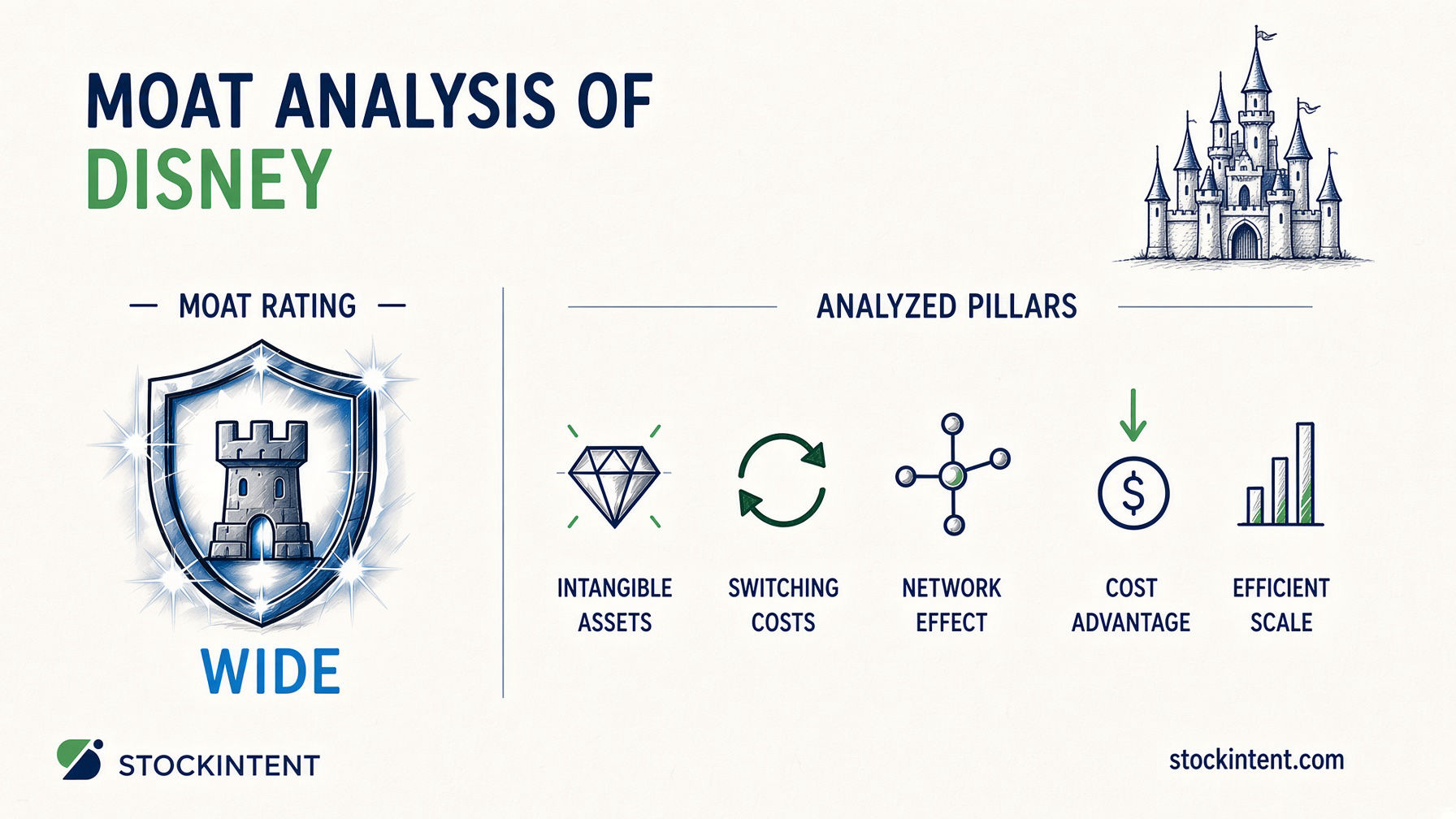 Disney Economic Moat Analysis: Rating, Trend & Competitive Advantages