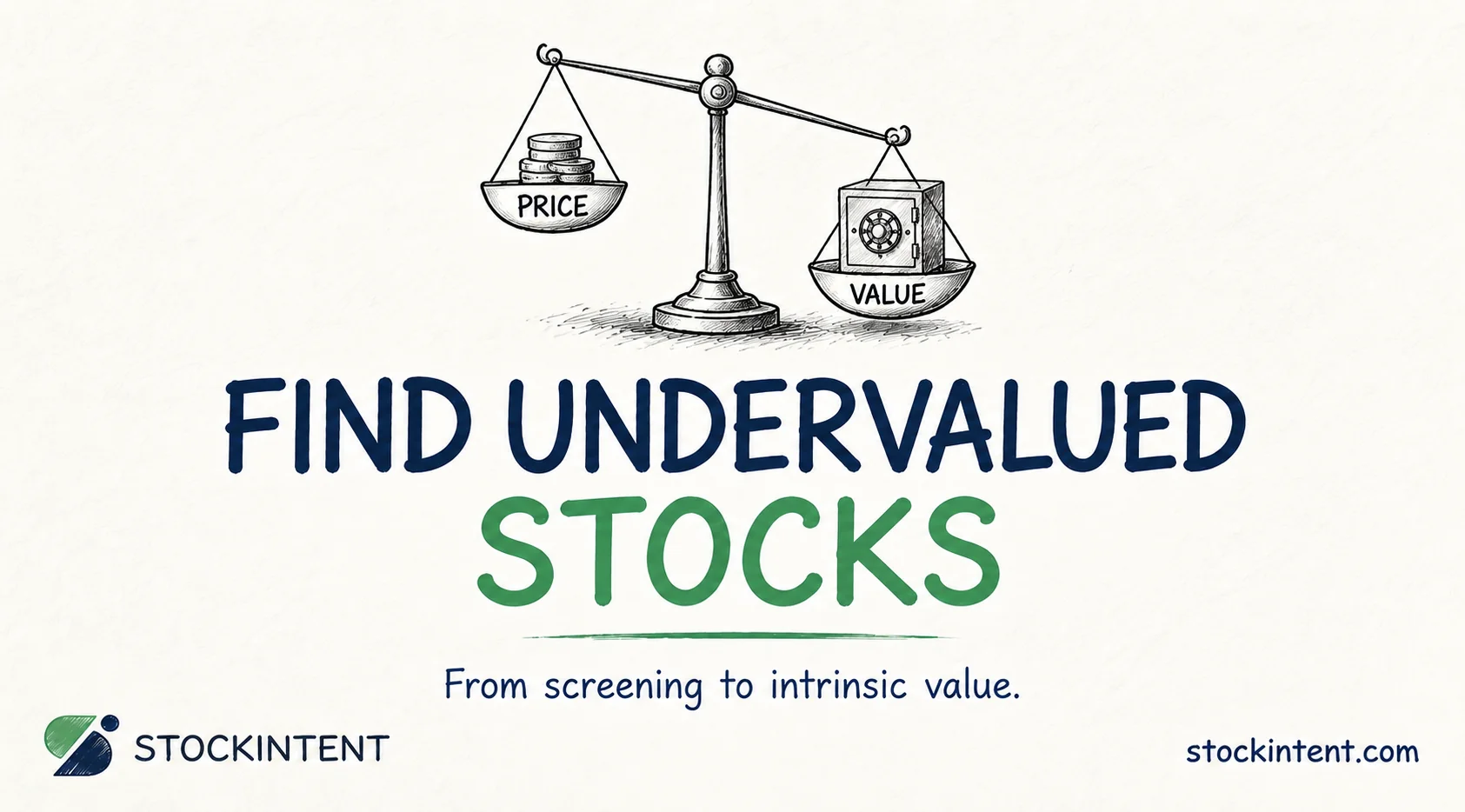 How to Find Undervalued Stocks: A Practical Framework From Screening to Intrinsic Value
