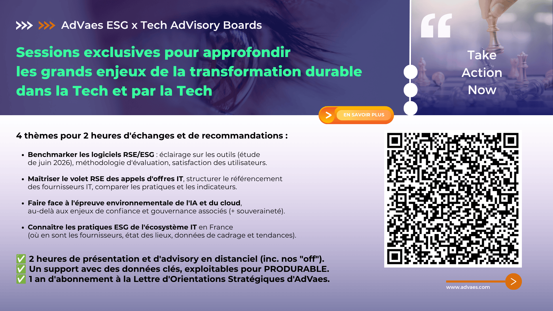 AdVaes lance ses ESG x Tech Advisory Boards