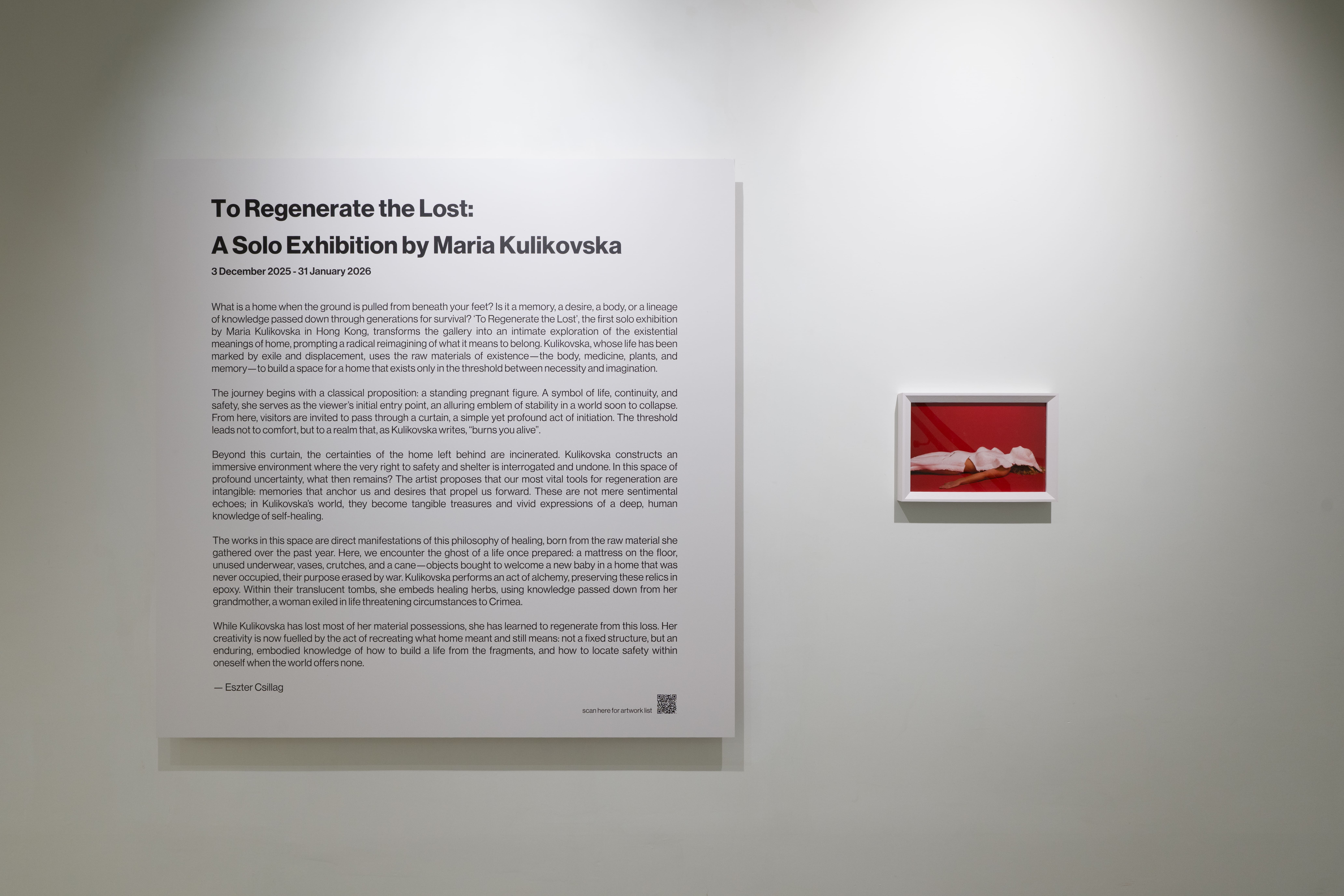 Галерея Double Q. Вигляд інсталяції. Фото: Нік Чу, 2025.