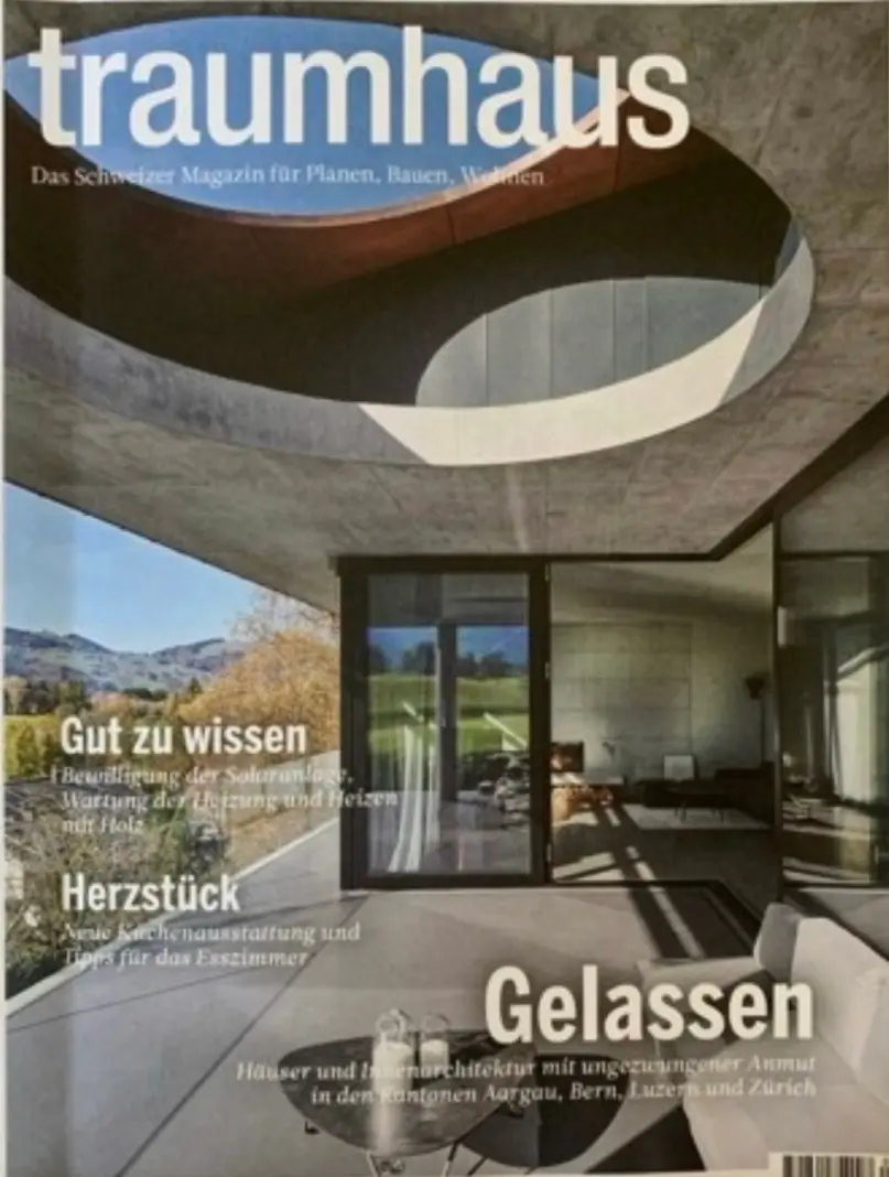 traumhaus magazine cover from 2022