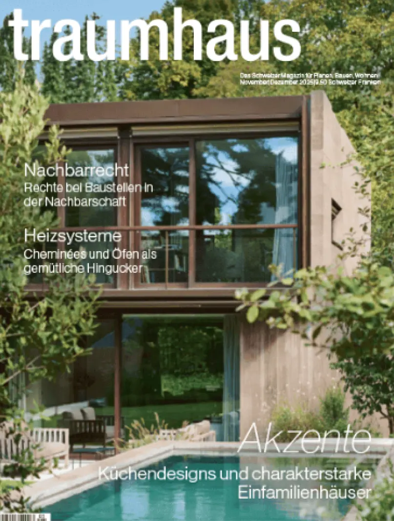 traumhaus magazine cover from 2025