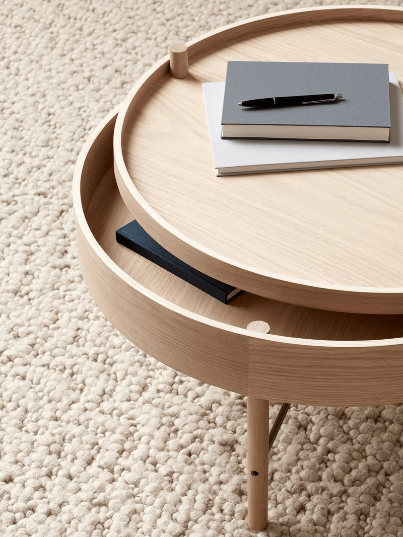 lightwood living room desk