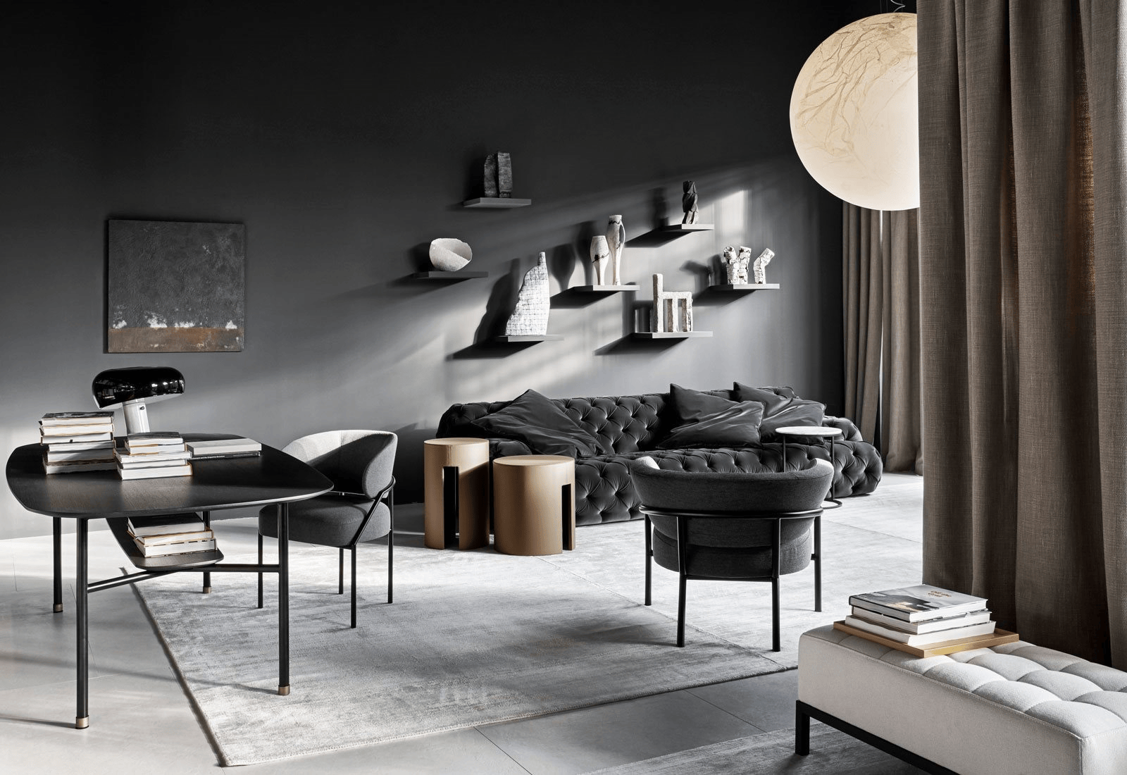 minimalistic luxury living room