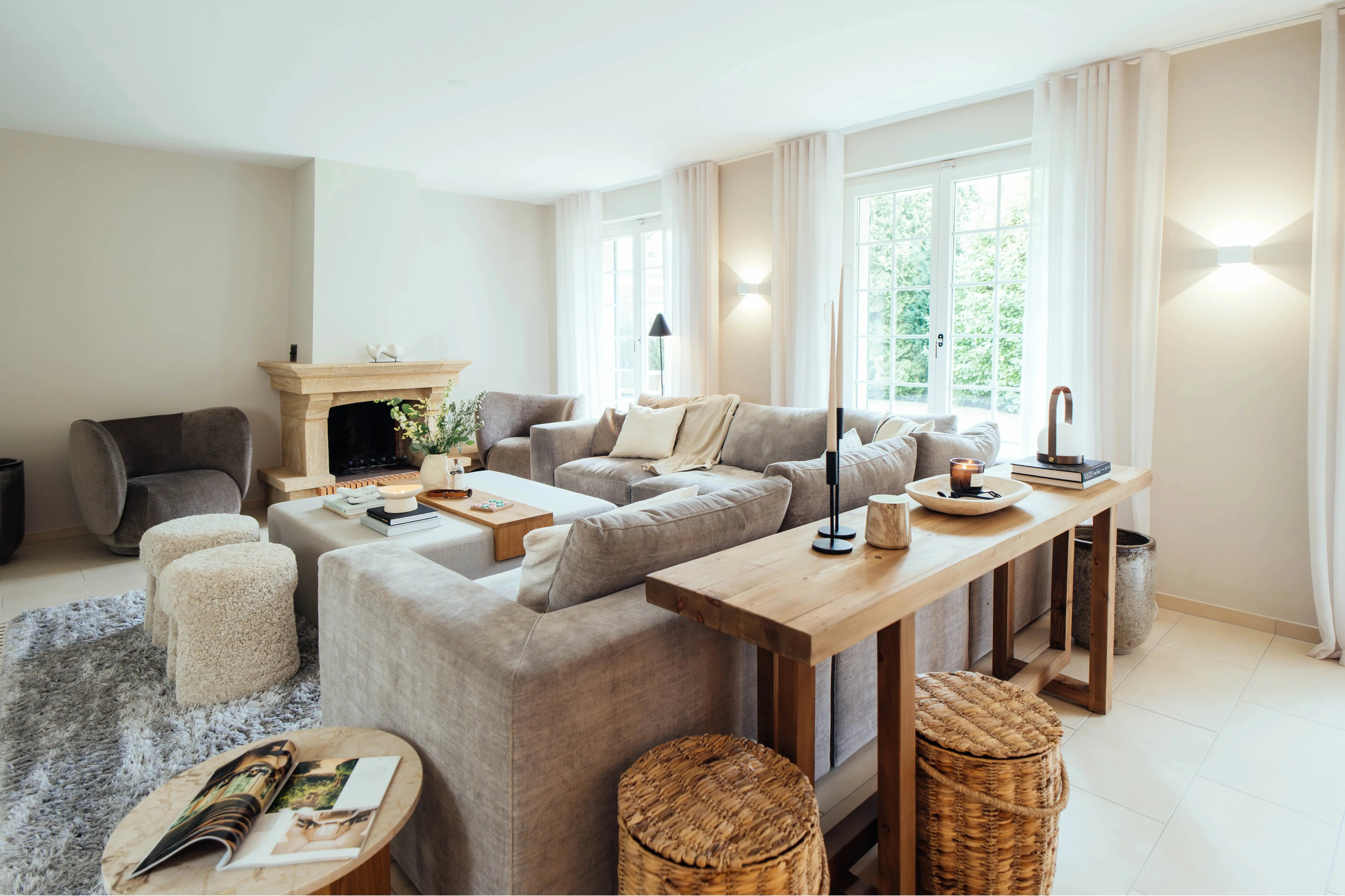 Transitional Holiday Home | Upscale Interiors