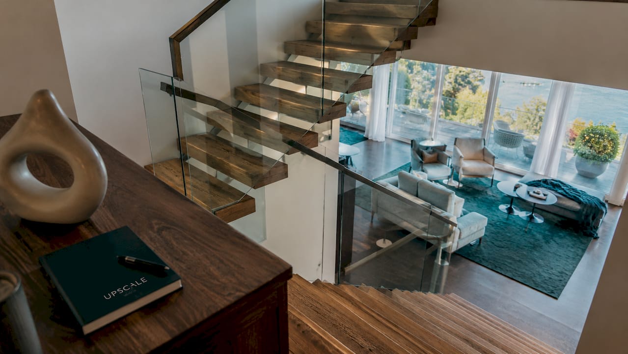 Bespoke Staircase Design as a Statement Feature in Küsnacht | Upscale Interiors