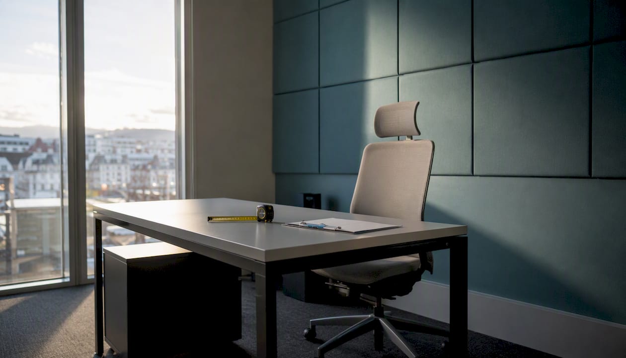 Empty underutilized office floor space