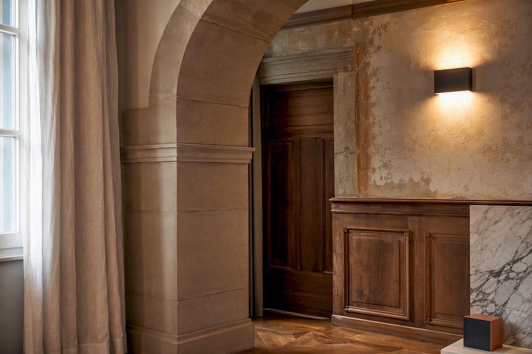 Original Bern architectural details preserved in renovation