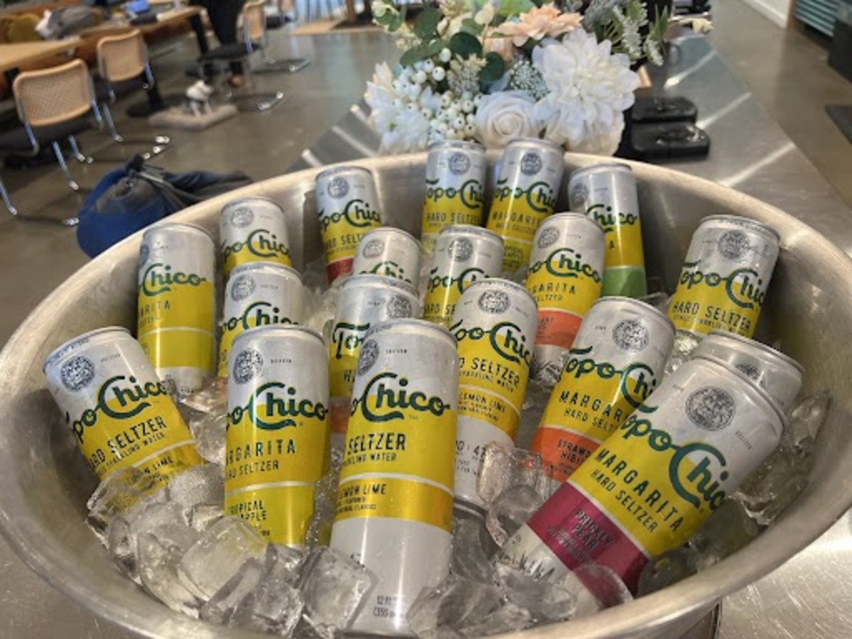 Topo Chico Hard Seltzer at 1 Belvedere