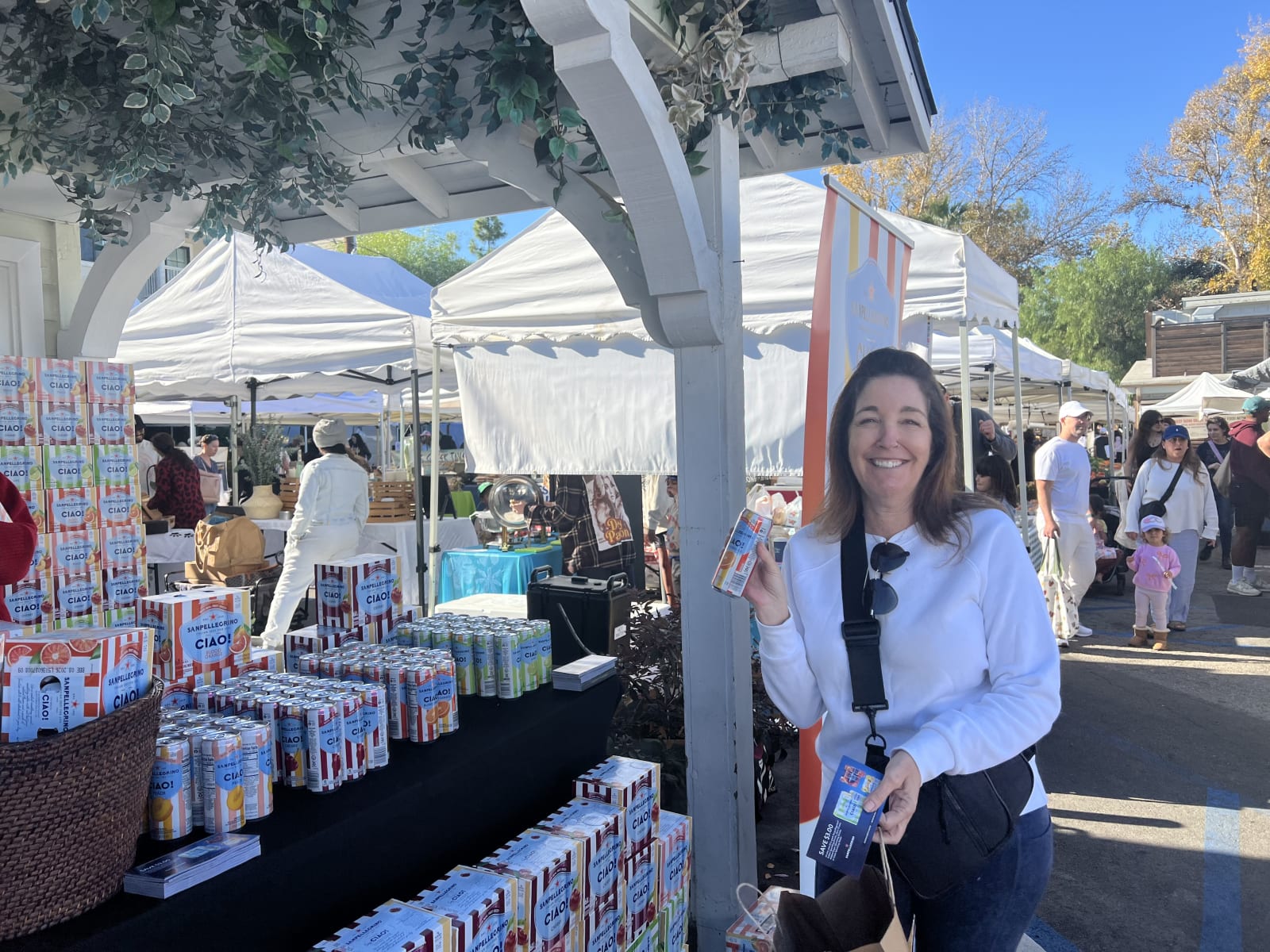 S.Pellegrino at Calabasas Farmers Market
