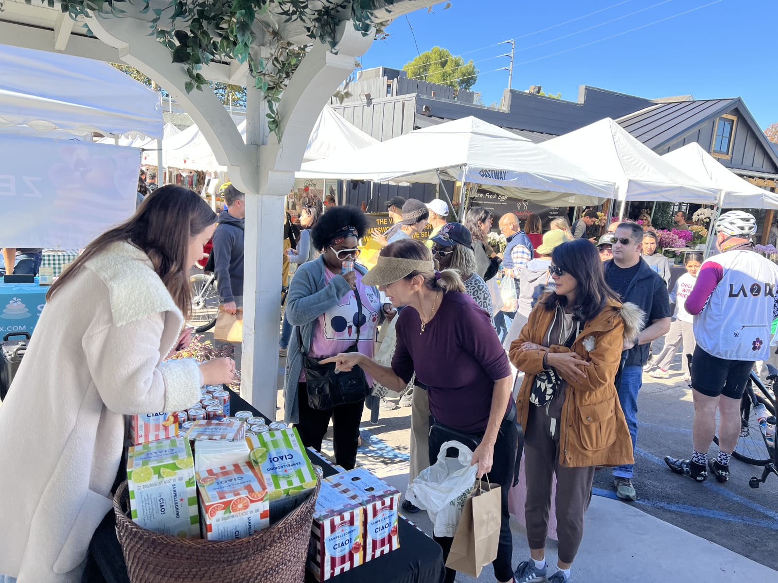 S.Pellegrino at Calabasas Farmers Market