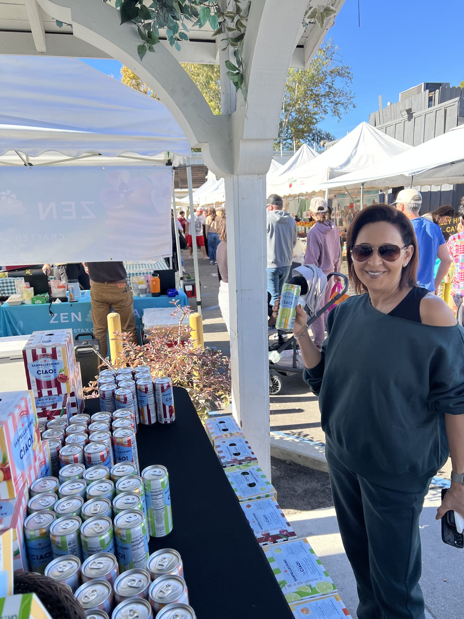 S.Pellegrino at Calabasas Farmers Market