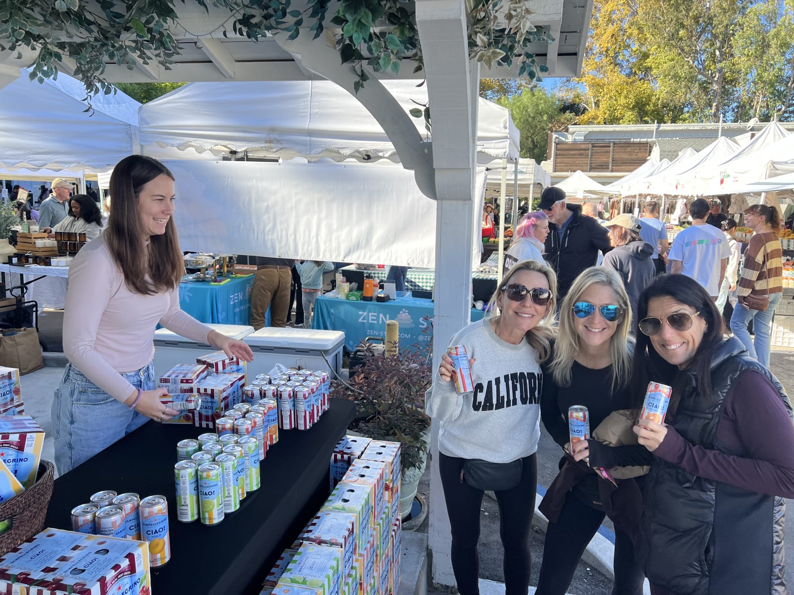 S.Pellegrino at Calabasas Farmers Market