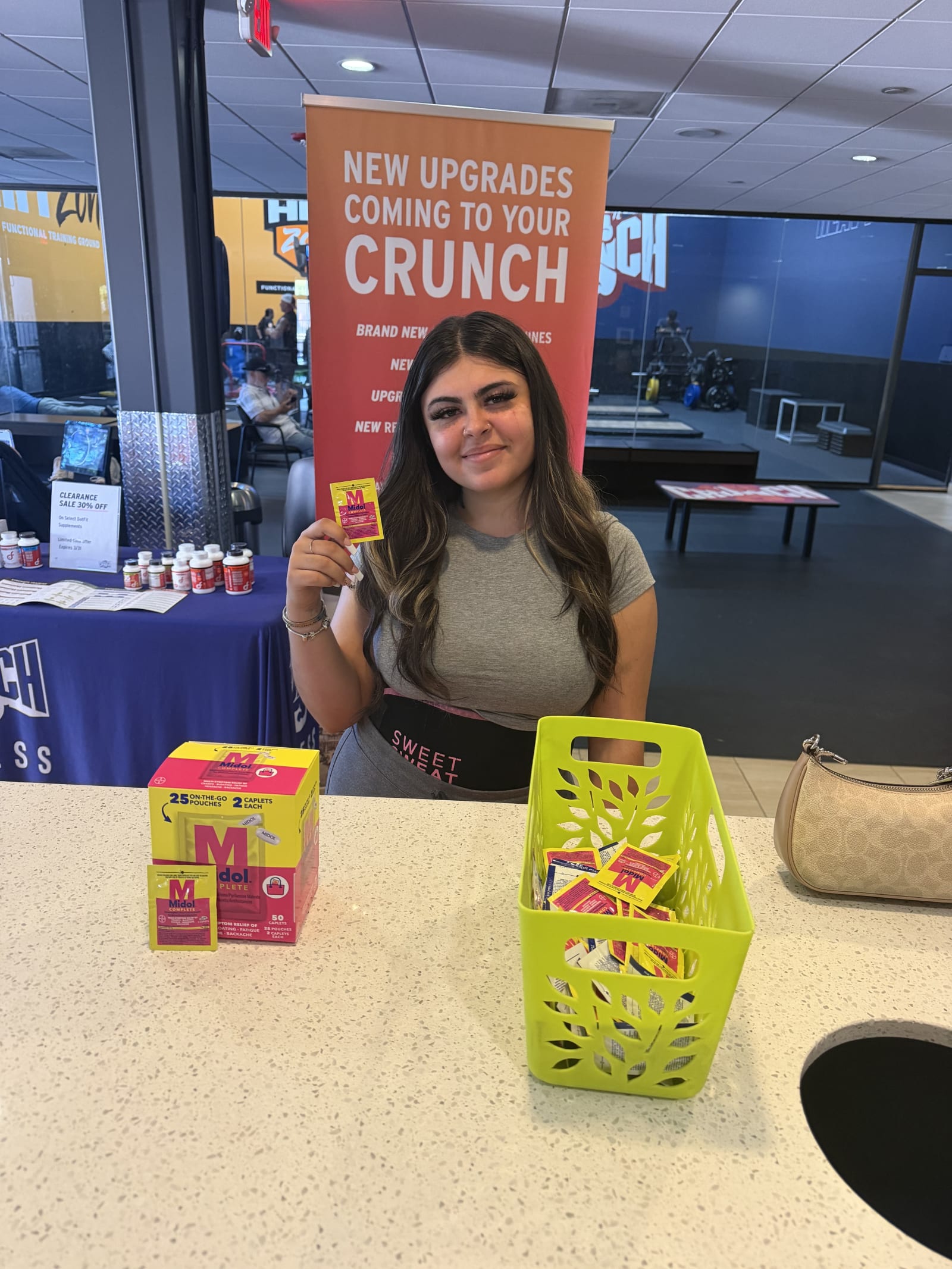 Midol at Crunch Fitness - Simi Valley, CA
