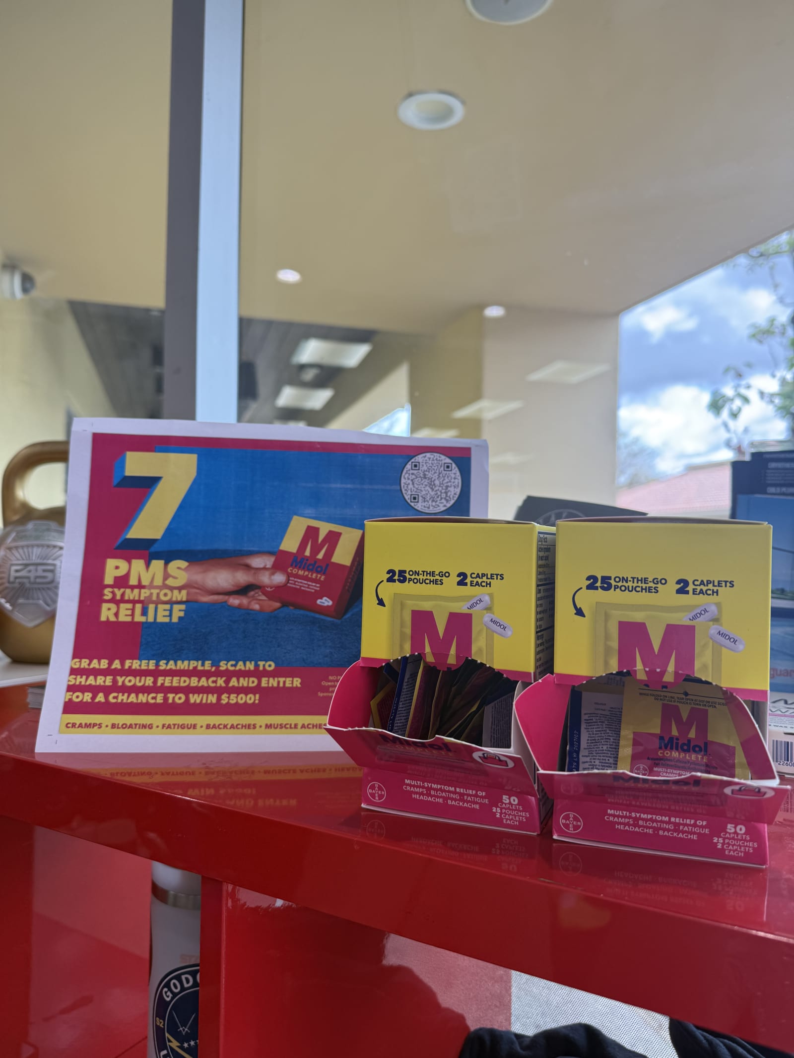 Midol at F45 Calabasas