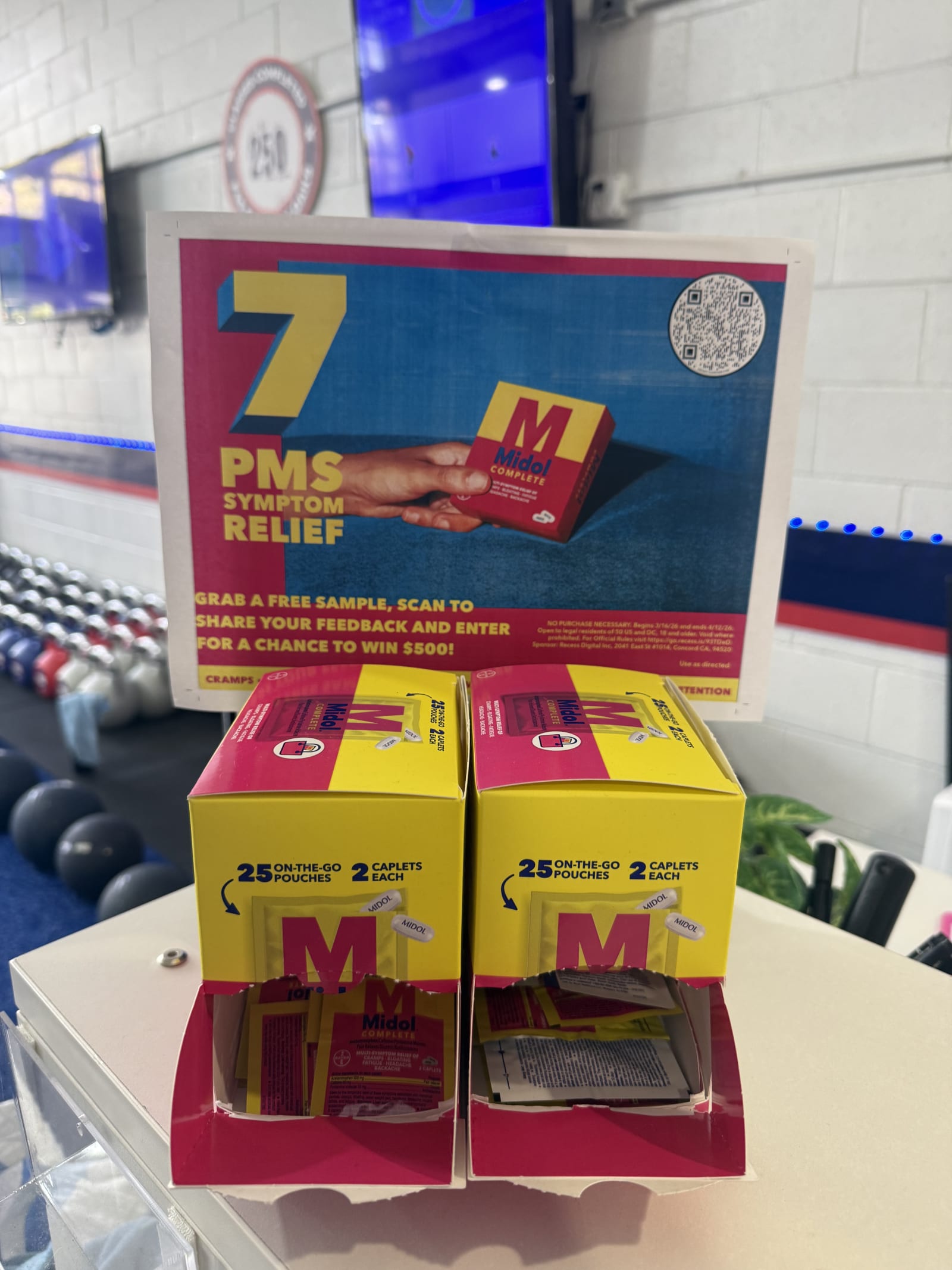 Midol at F45 Calabasas