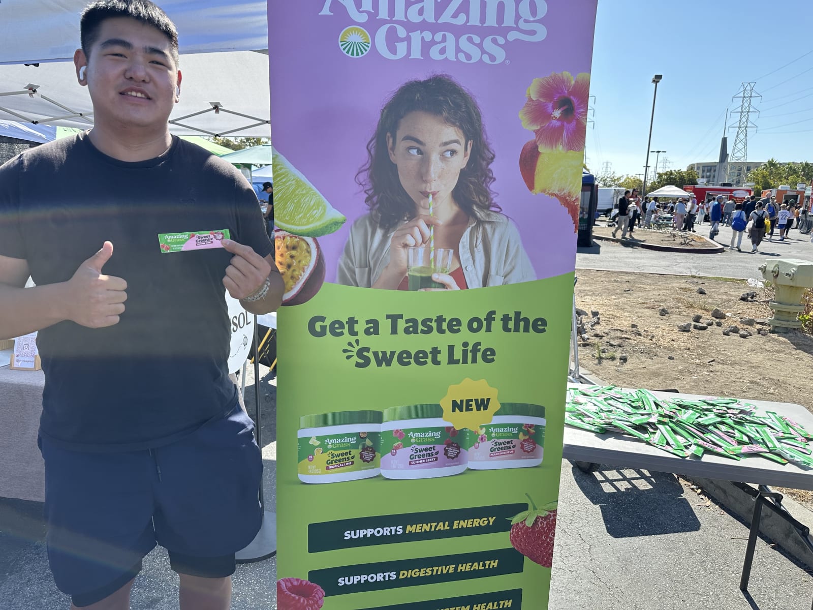 Amazing Grass at Foster City Farmers Market