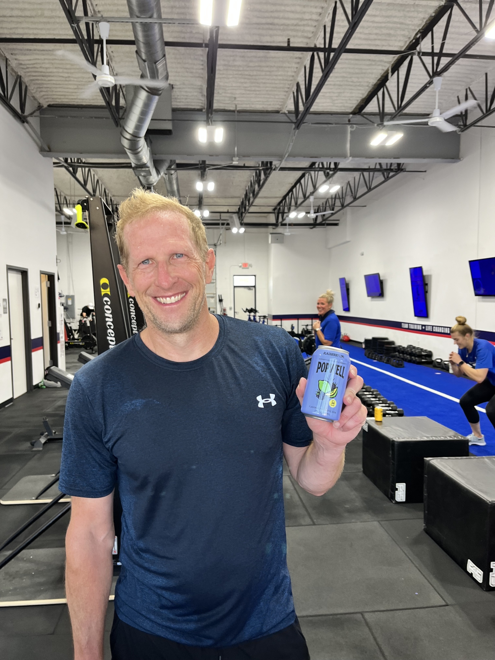 Talking Rain at F45 Woodbury