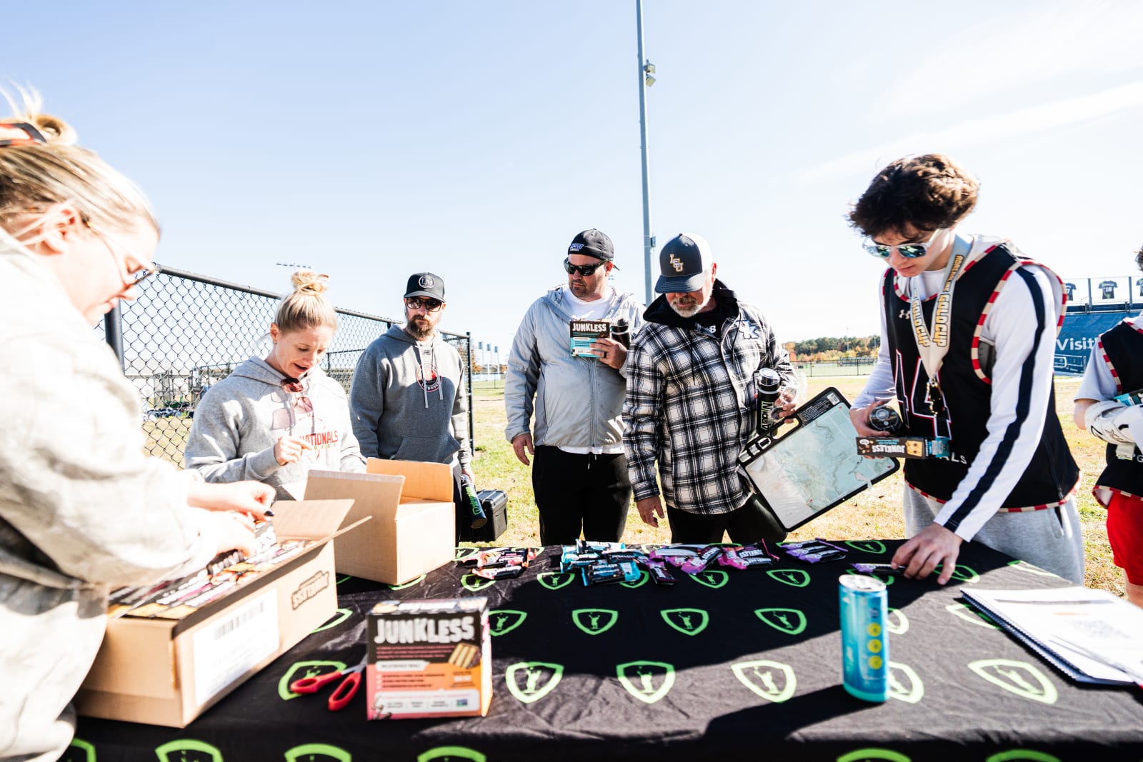 Adrenaline Lacrosse product sampling