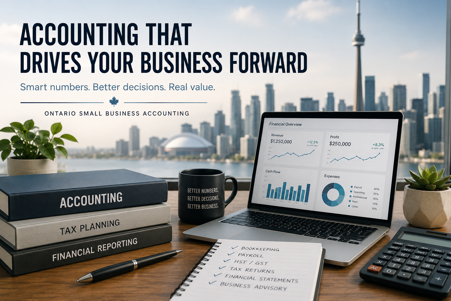 Small business accounting costs and financial management for Ontario businesses
