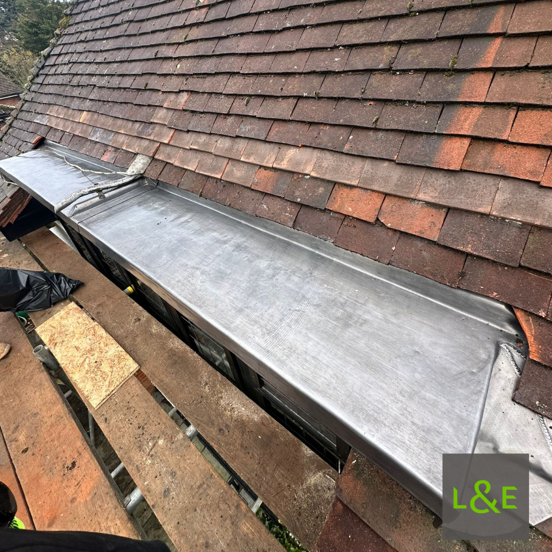 Completed Code 5 lead dormer top installed to LSA specifications in Maidenhead