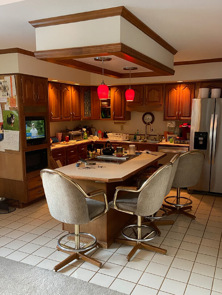 Renovated dining space in Pittsburgh