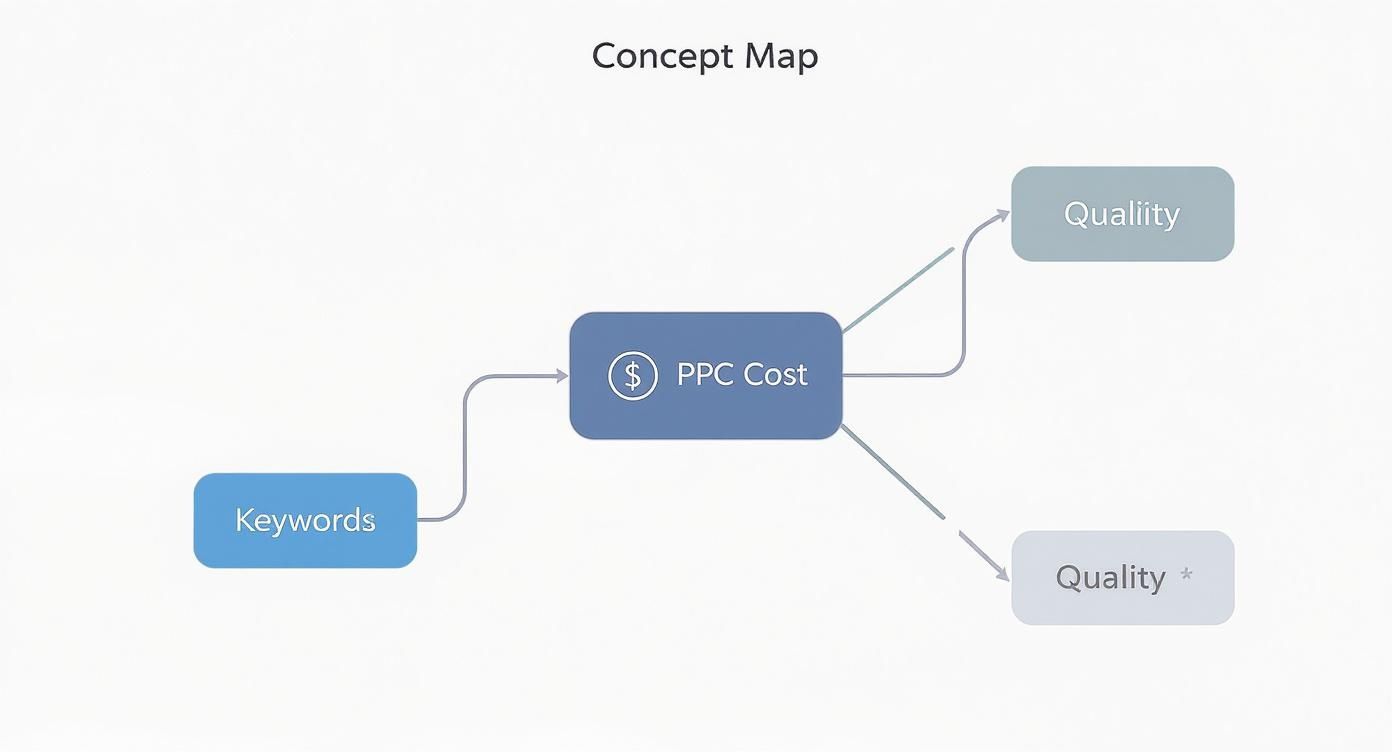 Infographic about ppc advertising cost