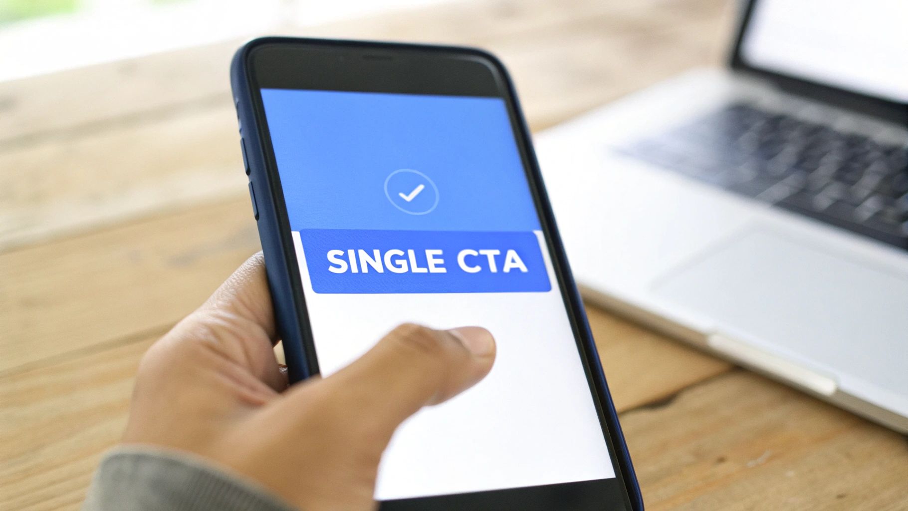 Single Call-to-Action (CTA) Focus