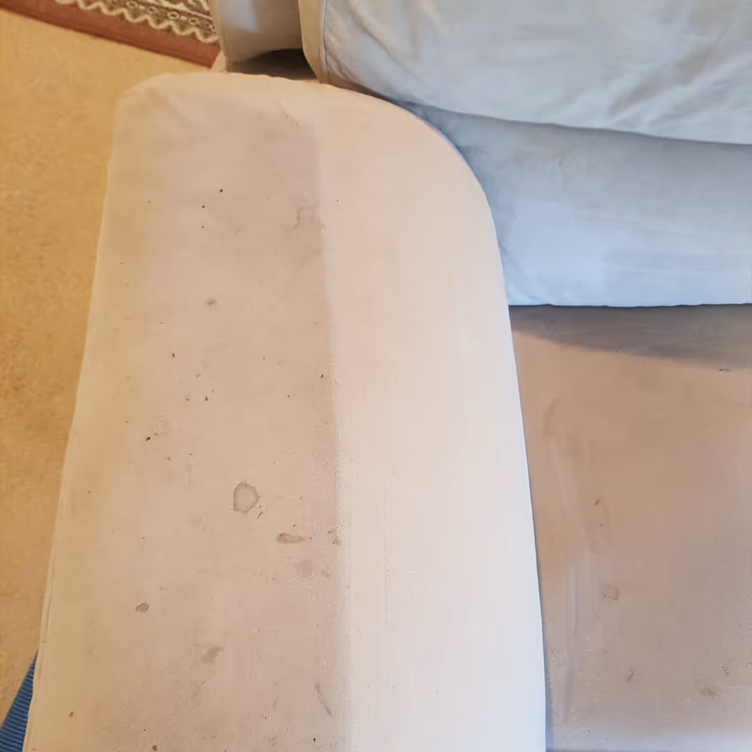 JAE Upholstery Cleaning before and after