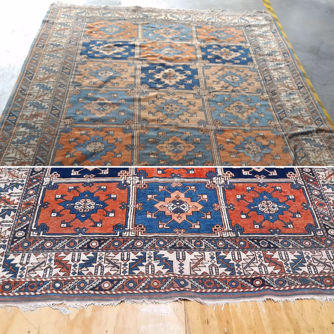 JAE Rug cleaning before and after