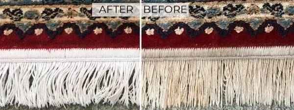 rug cleaning before and after