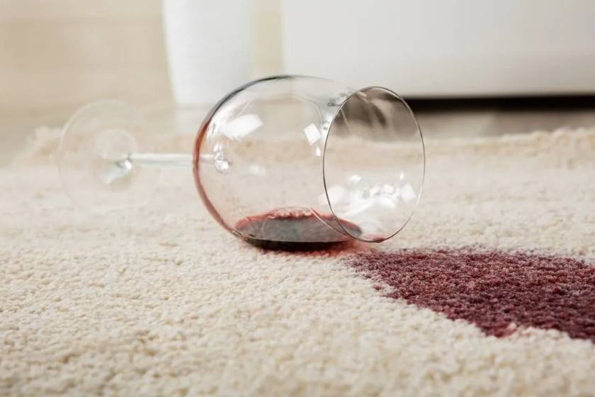 Red Wine On Carpet