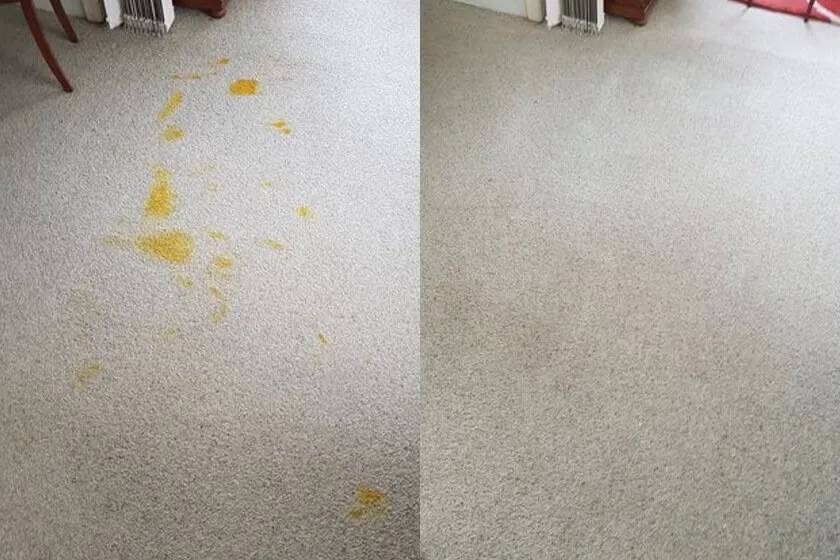 common stains on carpets