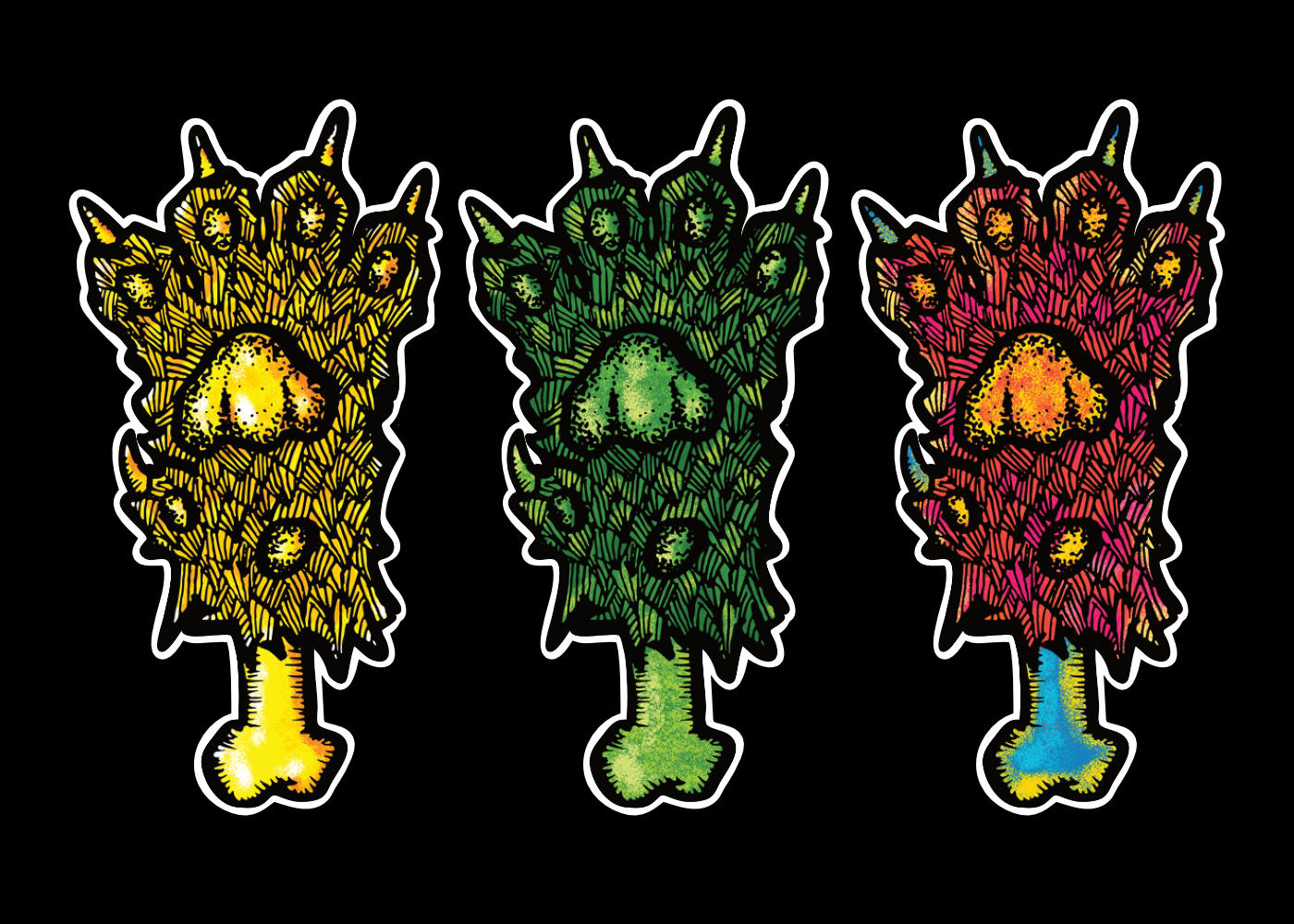 UV PRINTED Sticker, Easy Application Transfer Tape , weather & water resistant & highly durable.
-EASY PEAL BACK-
Roughly 2.5" x 1.75"
This original design is made in-house by H0ll0M Art & Design Studio, hand drawn digitally crafted NO AI.