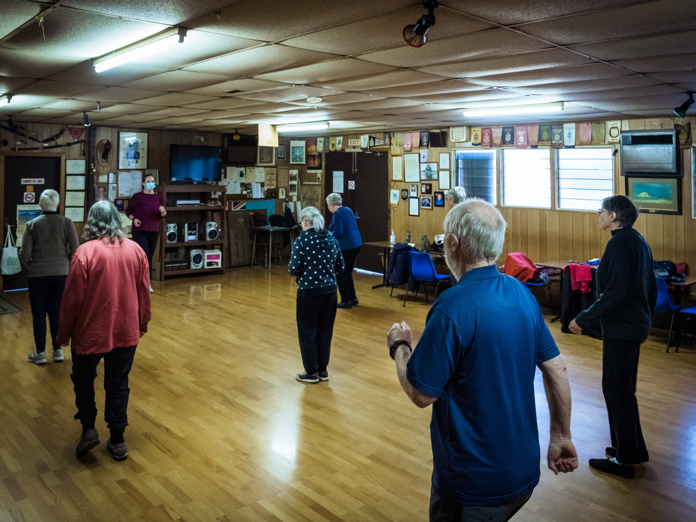 A child in a green billycart