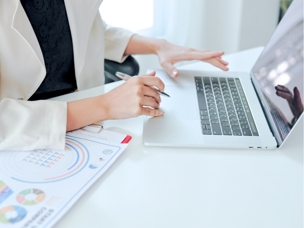 Interns at their internship in Tokyo