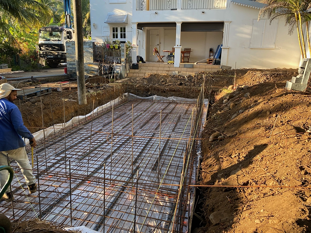 Chantier extérieur par Rajedifis à La Réunion 974