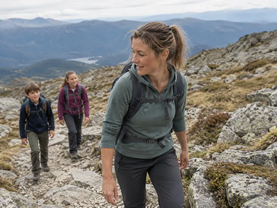 CompTrain member hiking in the mountains
