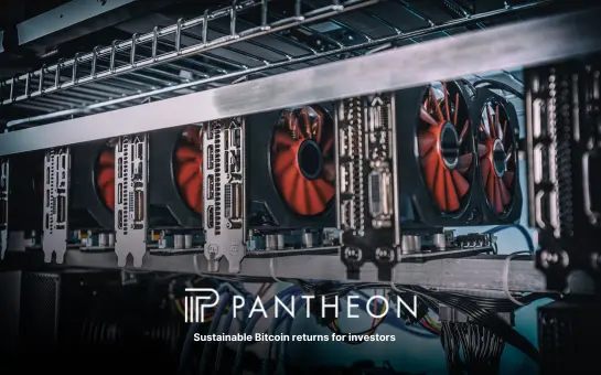 Bitcoin mining GPUs mounted in a data centre rack