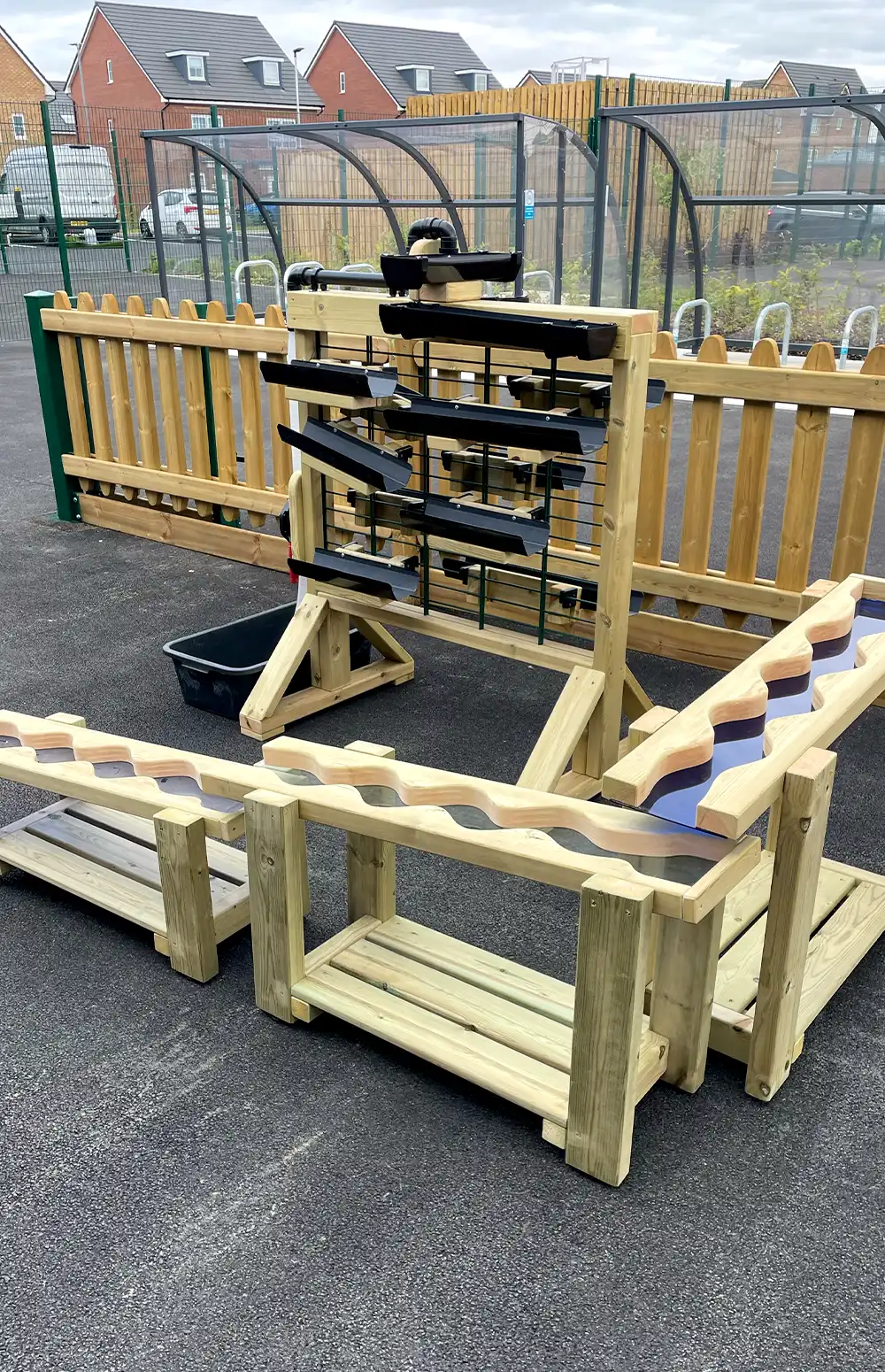 A selection of our Sand and Water Play products including the Water Chutes set of three
