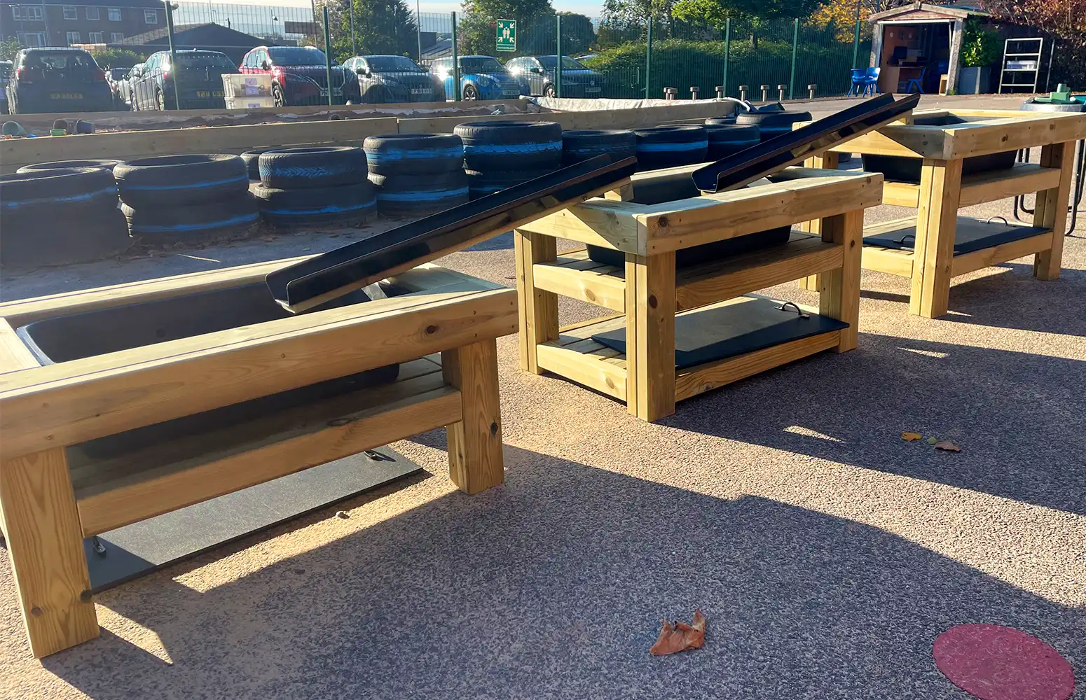 Our Three Tier Water Table in a playground