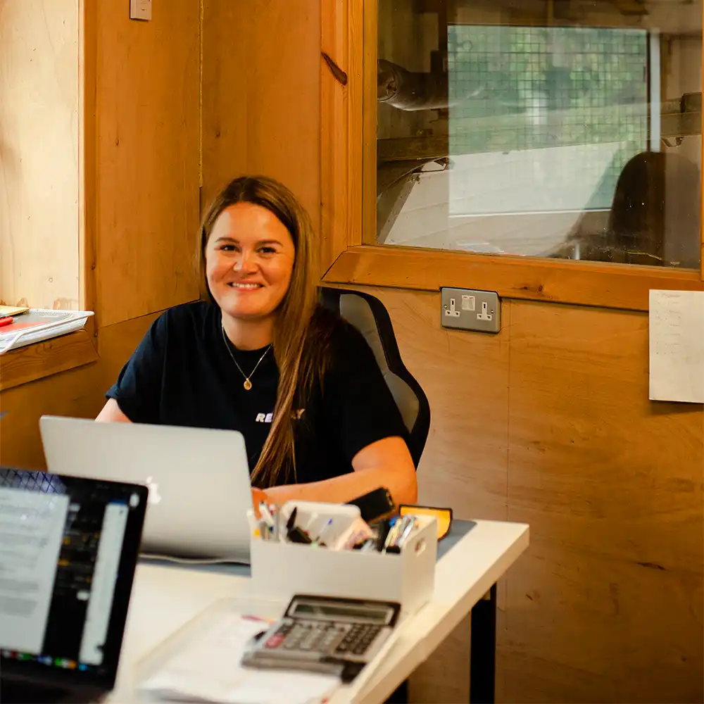 Inside our Burnley based office