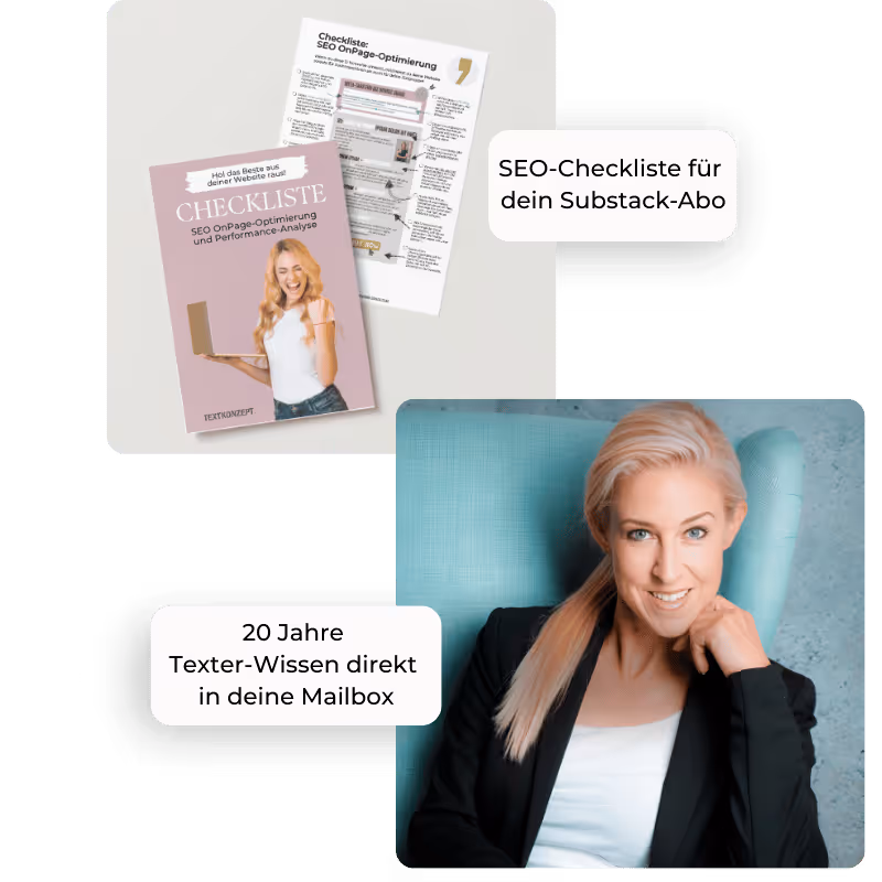 Anmeldung Newsletter Werbetexter Micaela Eckermann