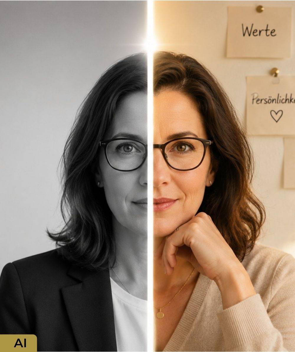 Unternehmerin arbeitet an ihrer Positionierung für ein echtes Personal Branding.