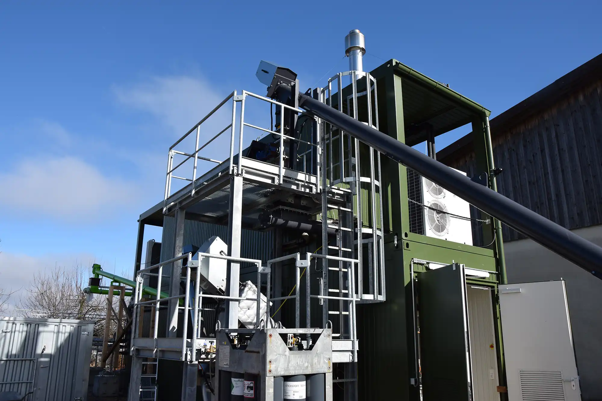 Autarkize Pyrolyseanlage.