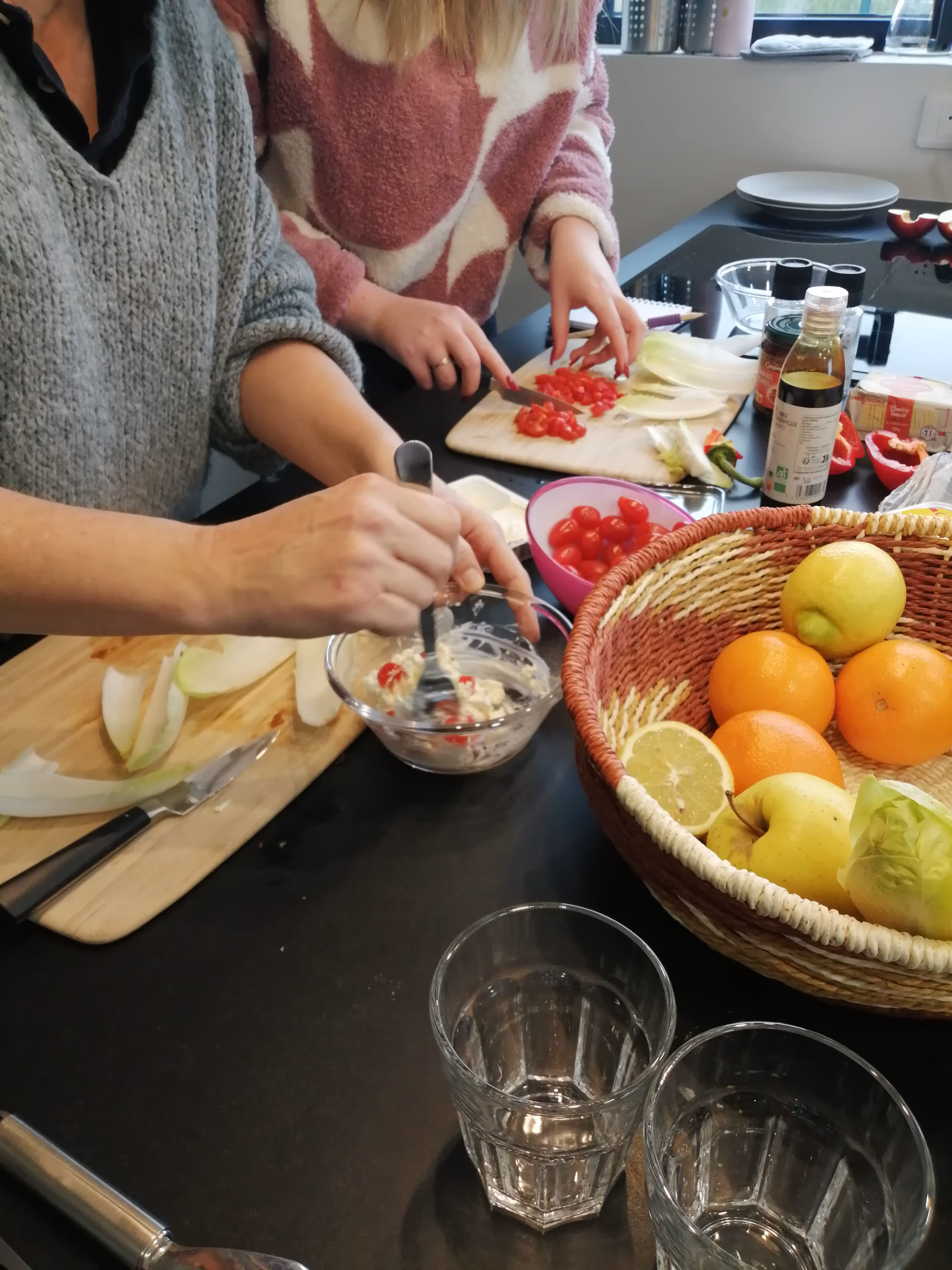 Illustration montrant les 5 sens sous formes d'icônes